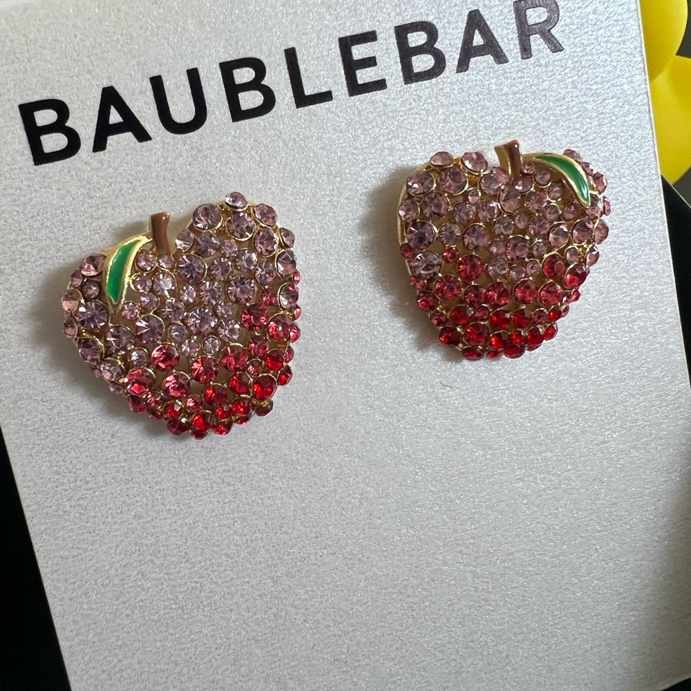NWT💍  Baublebar  “POISON APPLE” Stud Earrings - Picture 5 of 11